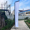 Meris 8ft labana Teardrop Luma Neurrira hondartzako bandera